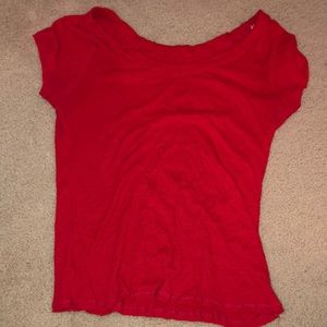 Red boutique top